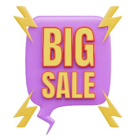 Big Sale  3D Icon