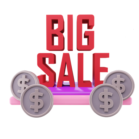 Big Sale  3D Icon