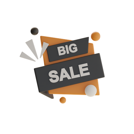 Big Sale  3D Icon