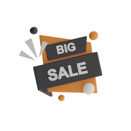 Big Sale  3D Icon