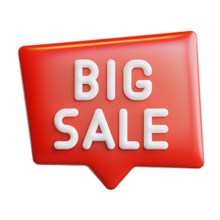 Big Sale  3D Icon