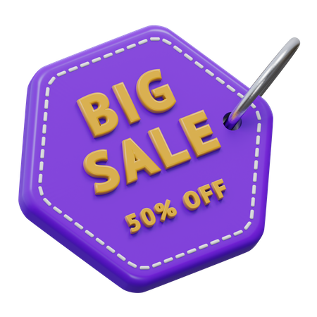 Big Sale  3D Icon