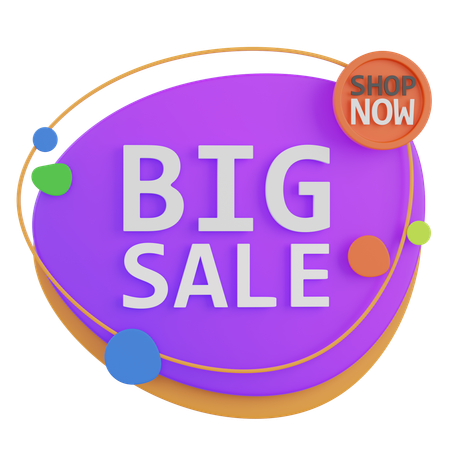 BIG SALE  3D Icon