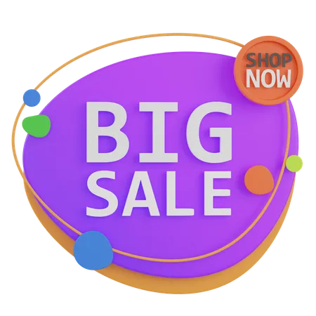 BIG SALE  3D Icon