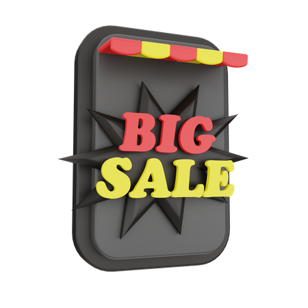 Big Sale  3D Icon