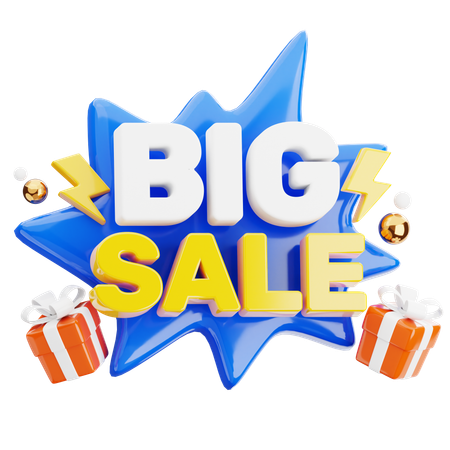 Big Sale  3D Icon