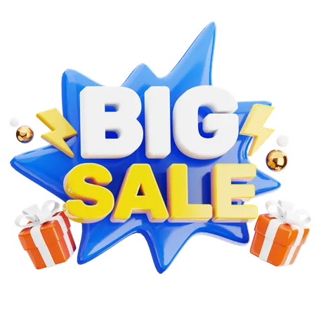 Big Sale  3D Icon