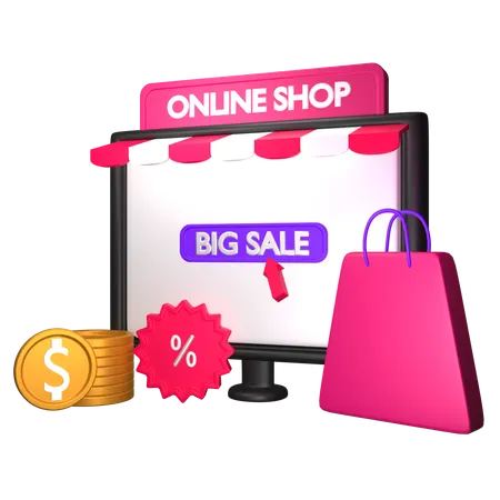 Big Sale  3D Icon