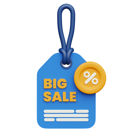 Big Sale  3D Icon