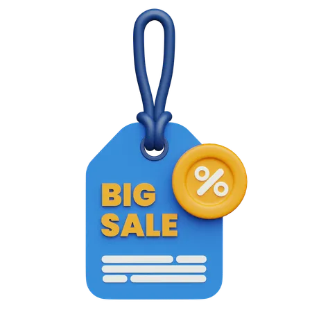 Big Sale  3D Icon