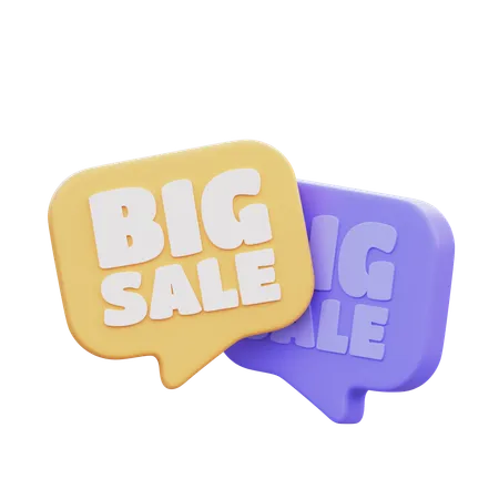 Big Sale  3D Icon