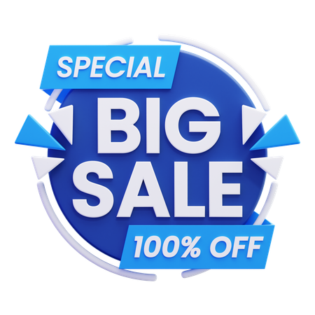 Big sale  3D Icon