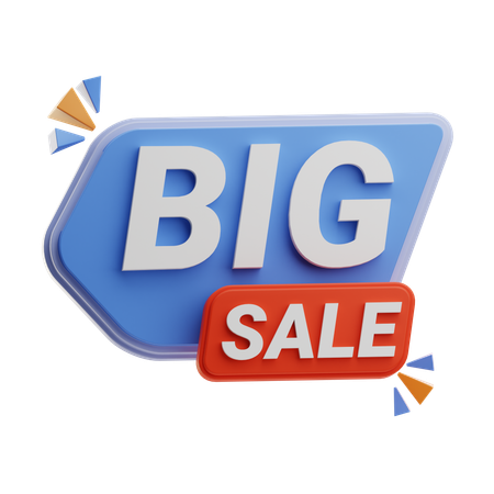 Big Sale  3D Icon