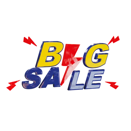 Big Sale  3D Illustration