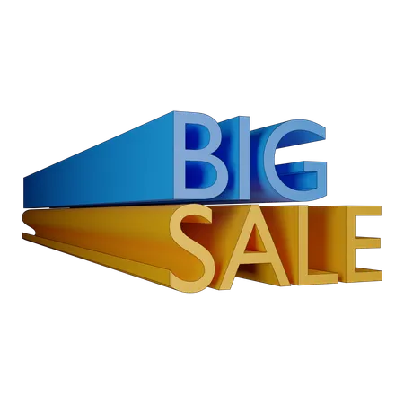 Big Sale  3D Illustration