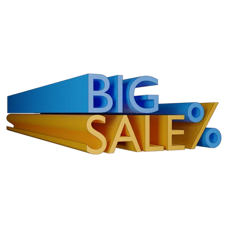 Big Sale  3D Illustration