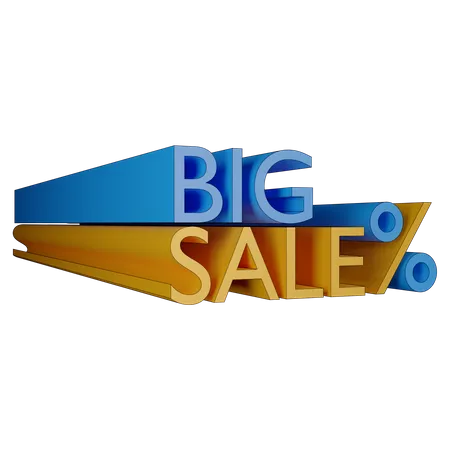 Big Sale  3D Illustration