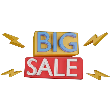 Big Sale  3D Illustration