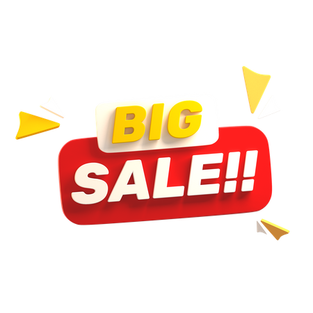 Big Sale  3D Illustration