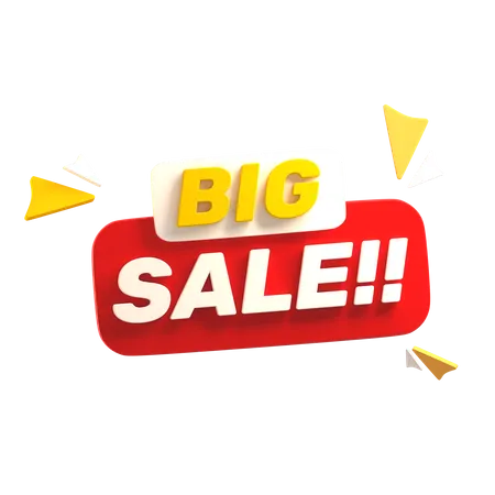 Big Sale  3D Illustration