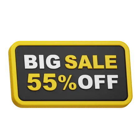 Big Sale 55% Off  3D Icon