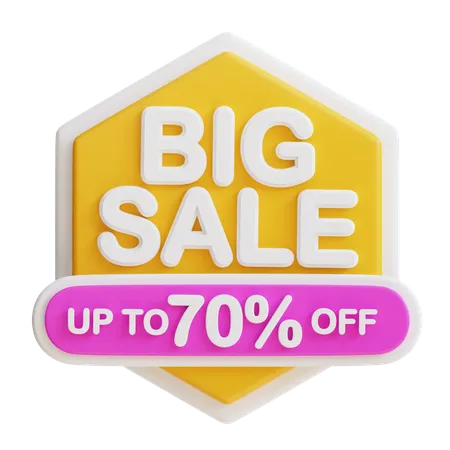 Big Sale 70  3D Icon