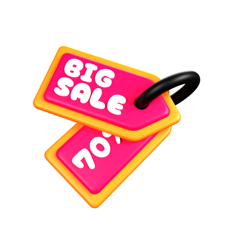 Big Sale 70%  3D Icon