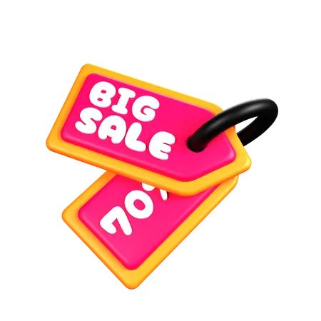 Big Sale 70%  3D Icon