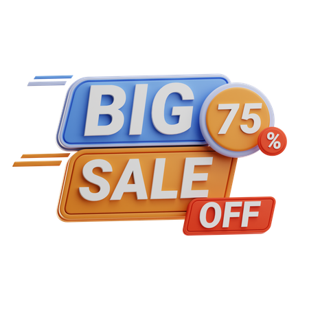 Big Sale 75% OFF  3D Icon