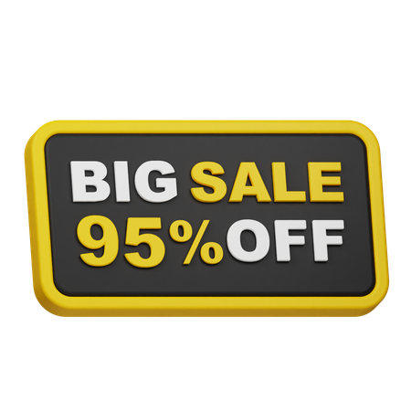 Big Sale 95% Off  3D Icon