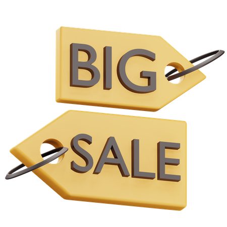 Big Sale Board  3D Icon