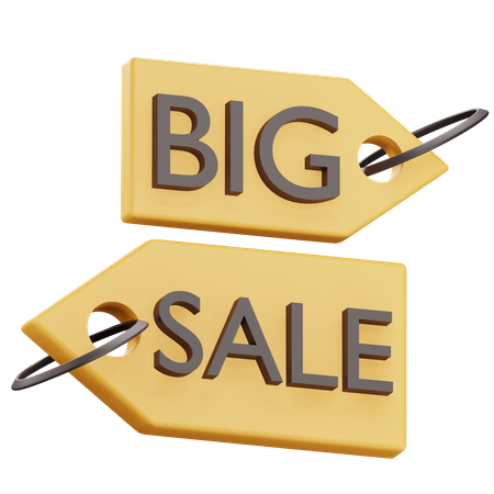 Big Sale Board  3D Icon