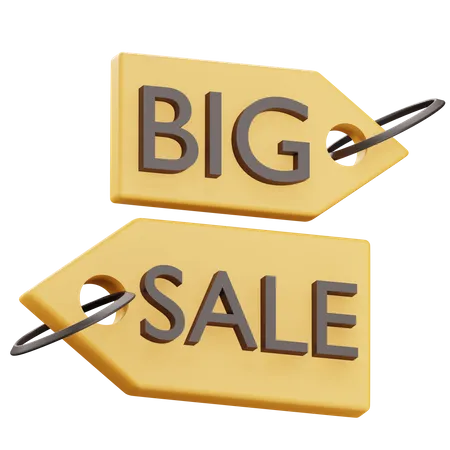 Big Sale Board  3D Icon
