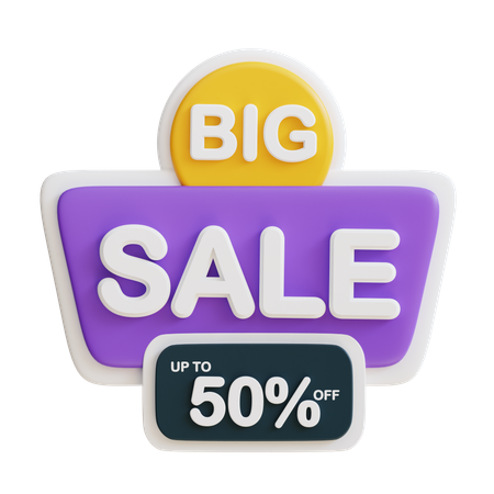 Big Sale Discount 50  3D Icon