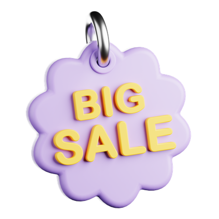 Big Sale Flower Tags  3D Icon
