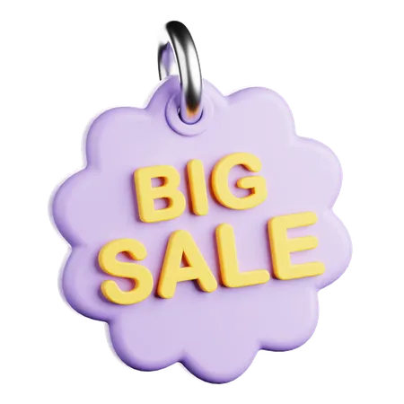 Big Sale Flower Tags  3D Icon