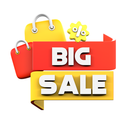 Big sale offer  3D Icon