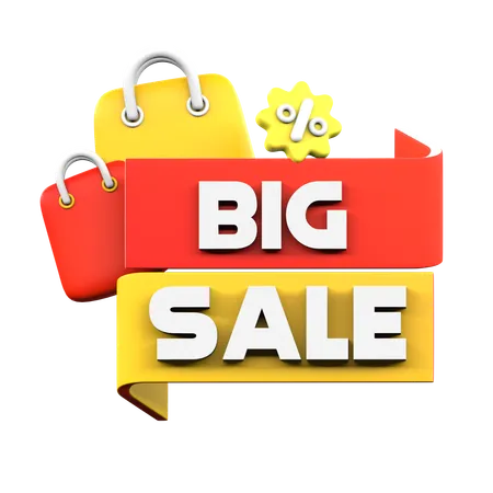 Big sale offer  3D Icon
