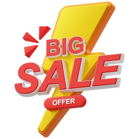 Big Sale Offer  3D Icon