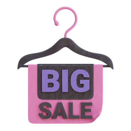 Big Sale Poster  3D Icon