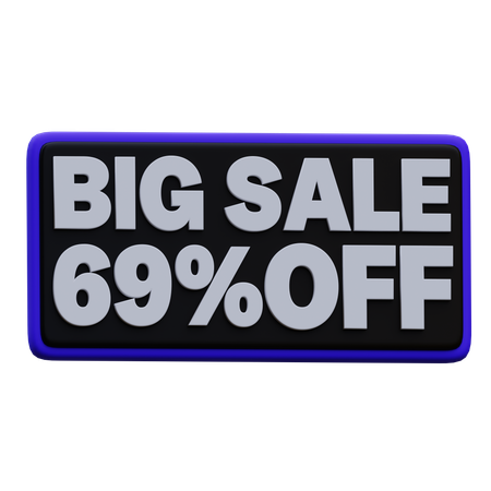 Big Sale Promotion  3D Icon