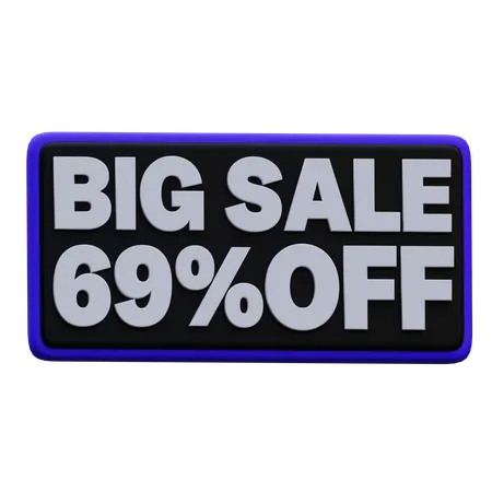 Big Sale Promotion  3D Icon