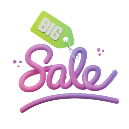 Big Sale Promotion  3D Icon