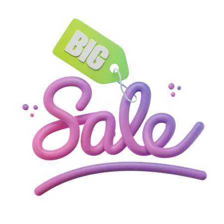 Big Sale Promotion  3D Icon