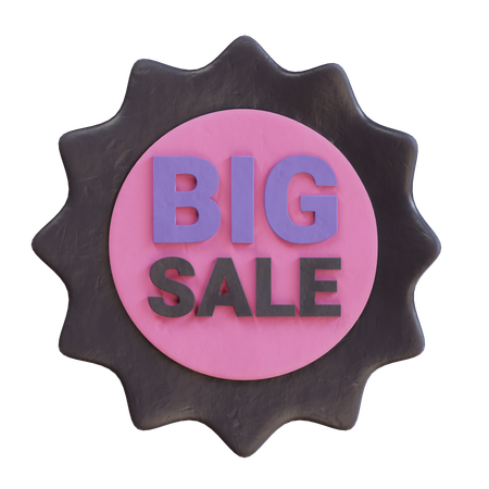 Big Sale Sticker  3D Icon
