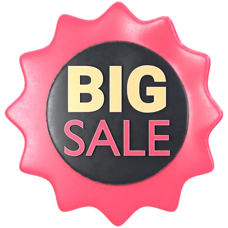 Big Sale Sticker  3D Icon