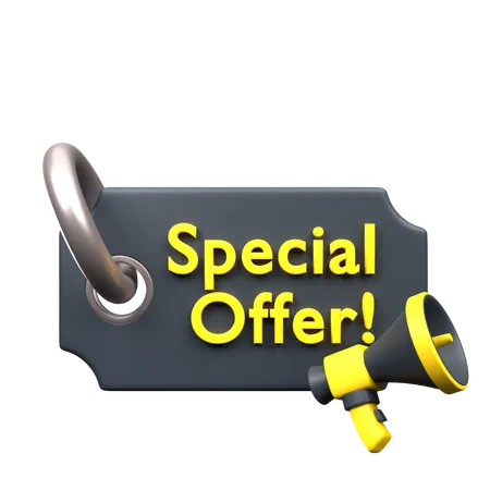 Big Sale Tag  3D Icon