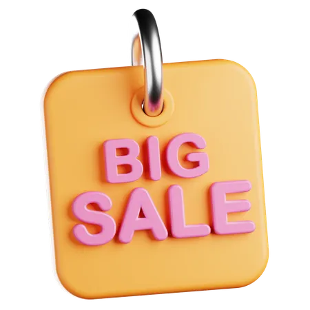 Big Sale Tags  3D Icon