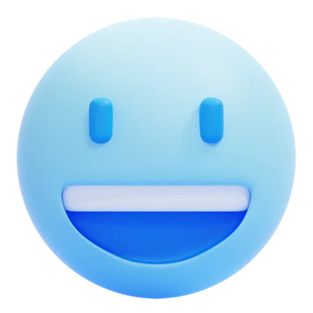 Big Smile Emoji  3D Icon