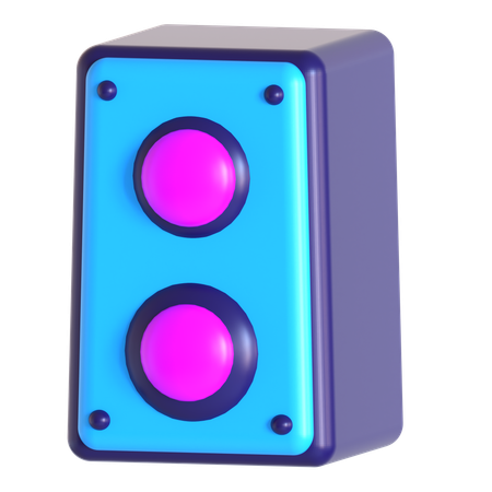 Big Speaker  3D Icon
